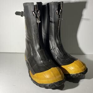 Servus Fire Fighter Rubber Insulated Boots Size 11 Steel Toe Rescue Pac Men’s